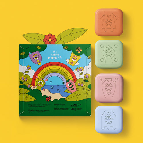 Natura Naturé Kids Soap Bars – 4 Units (90g each)